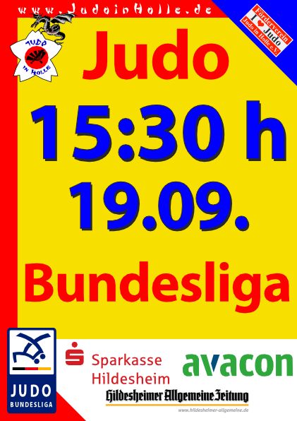2015 09 19 Plakat Judo Bundesliga Holle Web