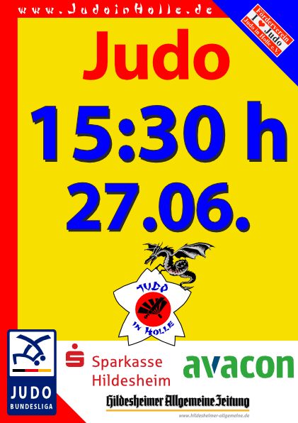 2015 06 27 Plakat Judo Bundesliga Holle